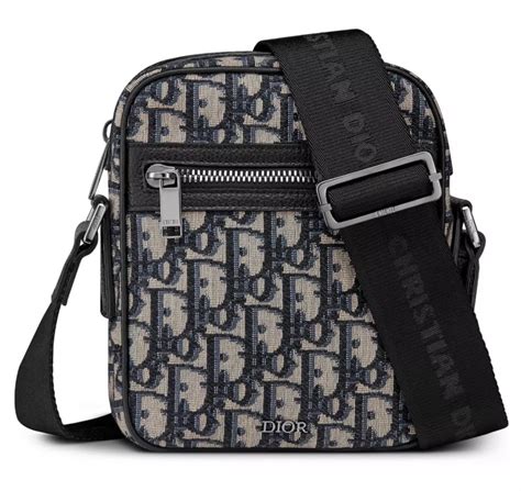 dior crossbody bag blue|dior messenger bag men's.